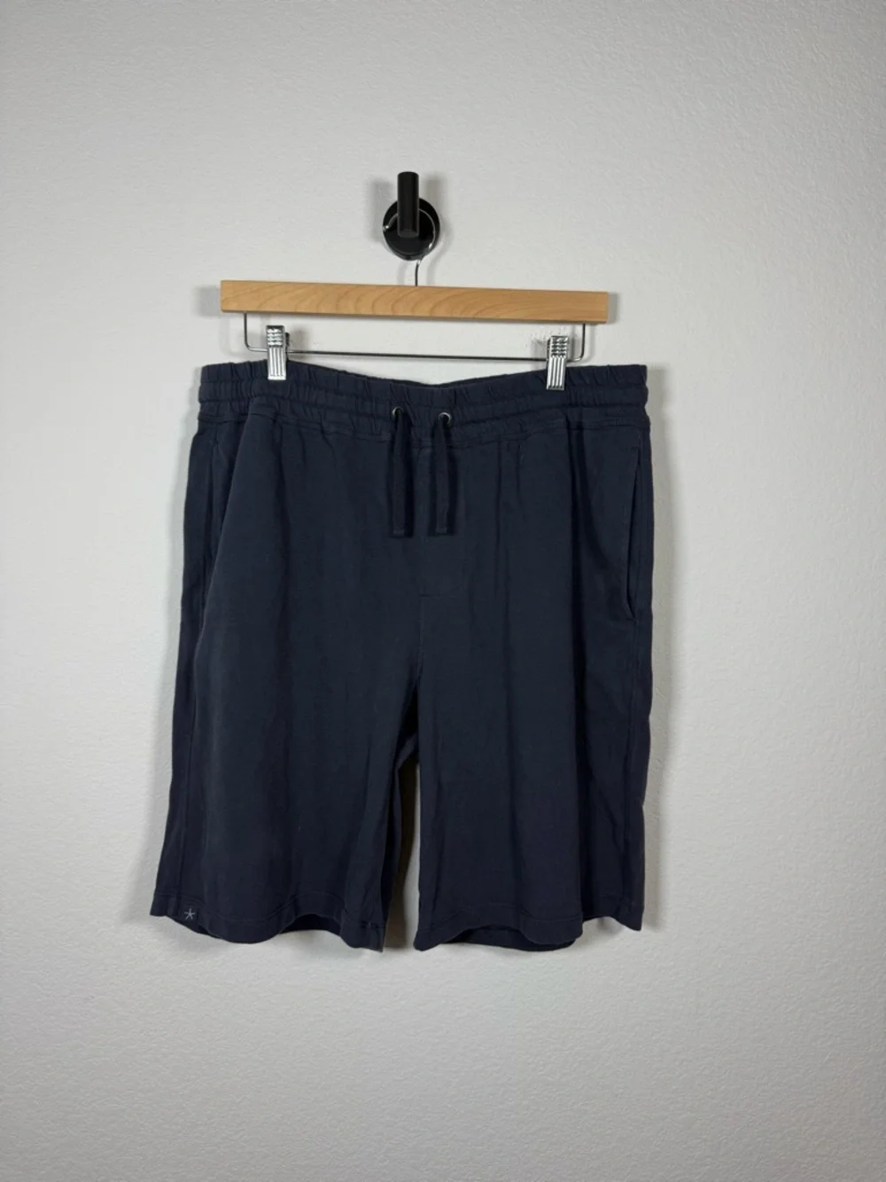 Barefoot Dreams Malibu Collection Lounge Shorts Navy Cotton Men’s L